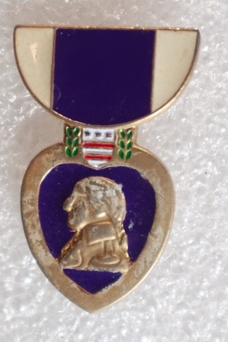 Purple heart medal - medal, pinback
